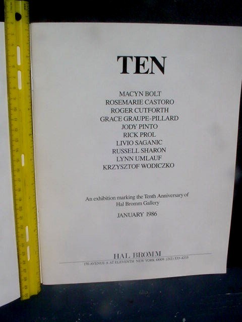 Hal Bromm Gallery 10th Anniversary (1986) Exhibition Catalog
