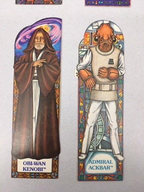 STAR WARS Random House (9) bookmarks VINTAGE 1983 Luke, Darth, R2, C3P0, Han, Ob