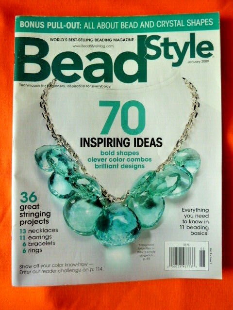 Lot of (10) BEAD STYLE Beading Jewelry Craft Magazines 2008-2010