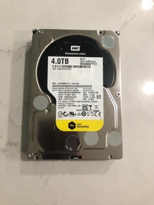 Western Digital WD4000FYYZ RE 4TB 7200 RPM 64MB Cache SATA 6Gb/s 3.5'' Hard Drive
