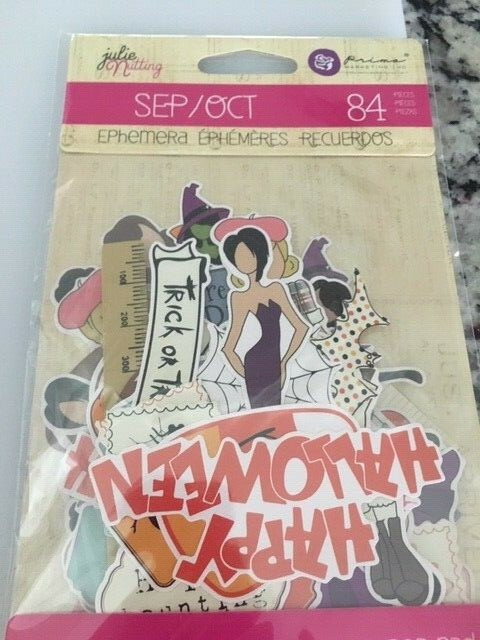 JULIE NUTTING Ephemera / Die Cuts 5 pkgs. Seasonal Paper Dolls & Sentiments