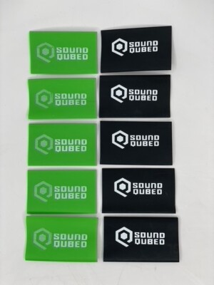 SoundQubed 1/0 Heat Shrink Pack of 10 Black 2:1 Ratio