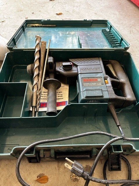 Bosch 11230EVS Variable Rotary Hammer w Case and bits | eBay