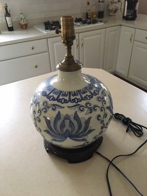 Porcelain Lamps (TWO)
