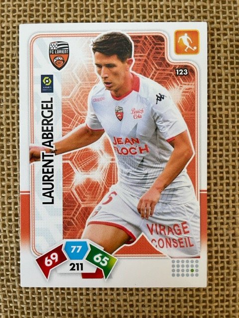 Adrenalyn Xl Ligue 1 2020 / 2021 - Abergel - Fc Lorient - NÂ°123