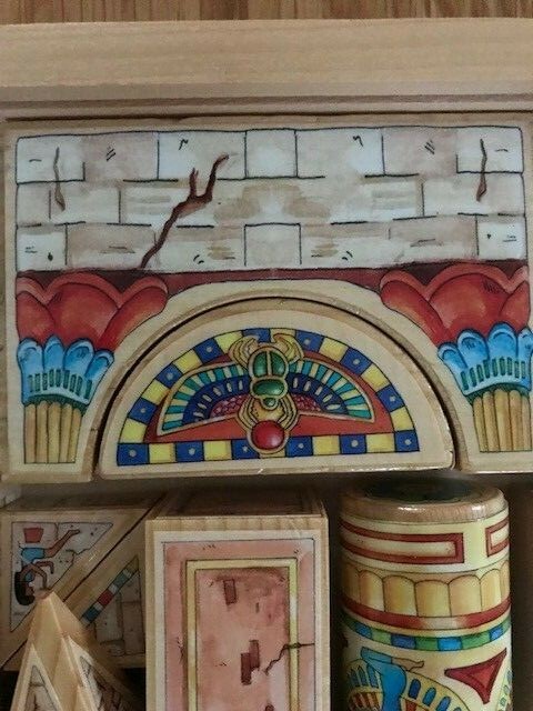 ARCHiQUEST by Shure Egyptian Pharoahs and Pyramids Architecture Wood Blocks