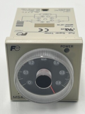 Fuji Electric MS4SF-AP1N 100-240VAC 0.6m to 12m Analog Super Timer New in Box