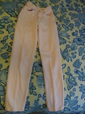 Vintage Levi s 17501-0681 Pink Button Fly Jeans Sz 5 