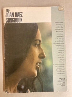 THE JOAN BAEZ  SONGBOOK 1969 ILLUSTRATED ERIC VON SCHMIDT
