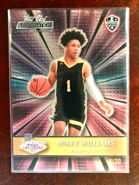 NBAカード　エクスパイヤードカード 2022 Wild Card Alumination Basketball Mikey Williams 1st
