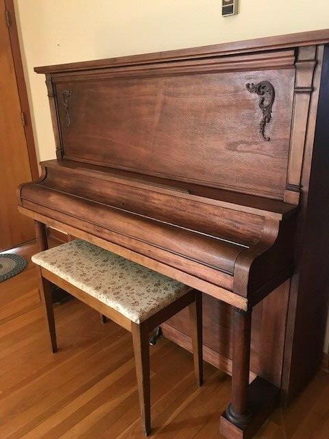 BOSTON - BRADLEY UPRIGHT PIANO FORM 1909's Era!!