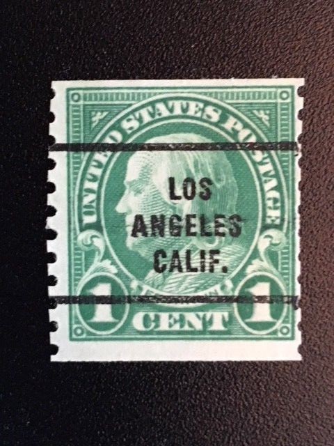 1923-30 1c Franklin Scott# 597 & 1 1/2c Harding Scott#598/Scott#684 PRECANCELS