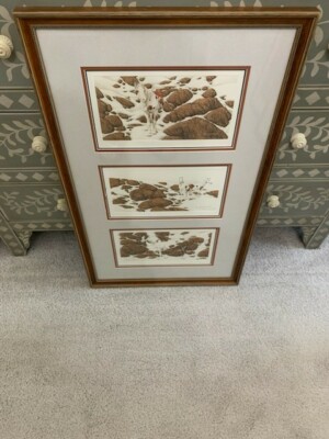 Bev Doolittle Mini Pintos Three Prints D, E, and F