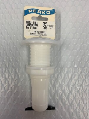 Perko Part # 0328DP6  1'' Thru-hull Fitting F/ Hose Plastic