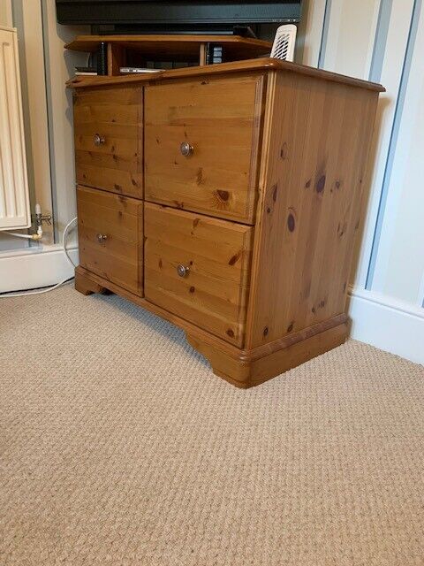 Bradgate Pine 4drawer Filing Cabinet In Shavington Cheshire