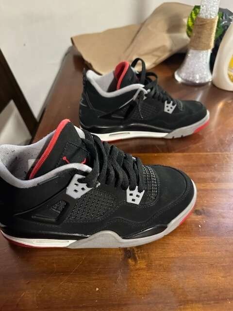 シューズ(男性用) Aj4 Bred gorf Size 10.5 - Jordan 4 Golf Bred for sale online | eBay