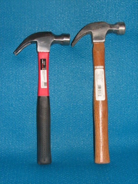 GREAT NECK+TOOL SHOP LIGHT DUTY HAMMER  CURVED CLAW, 16OZ (2 HAMMERS)