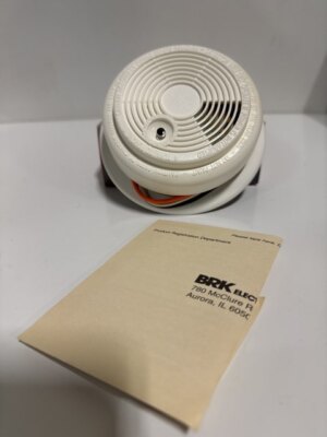 BRK First Alert 4919 Hardwired Ionization Smoke Detector 120VAC - New In Box