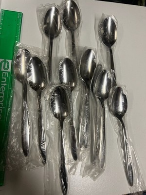 12 New vtg CHIC Stainless Spoon Flatware
