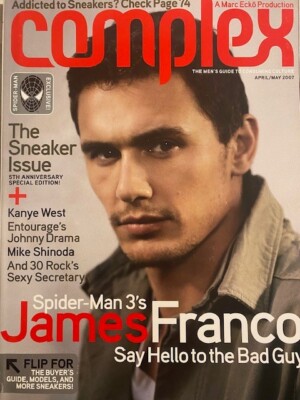 JAMES FRANCO complex magazine KANYE WEST mike shinoda MARC ECKO mayweather ADAM