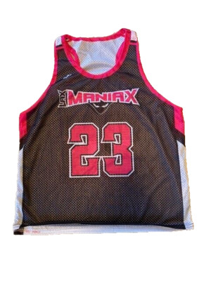 Women's Lacrosse Jersey Reversible LAX Maniax Small Downstream Outfitters
