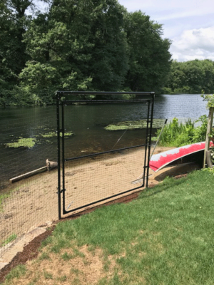 Deer Fence Access Gate For 6' Fencing Direct Burial Various Widths