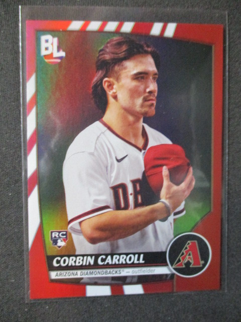 2023 Topps Big League Red Foil SSP #282 Corbin Carroll RC