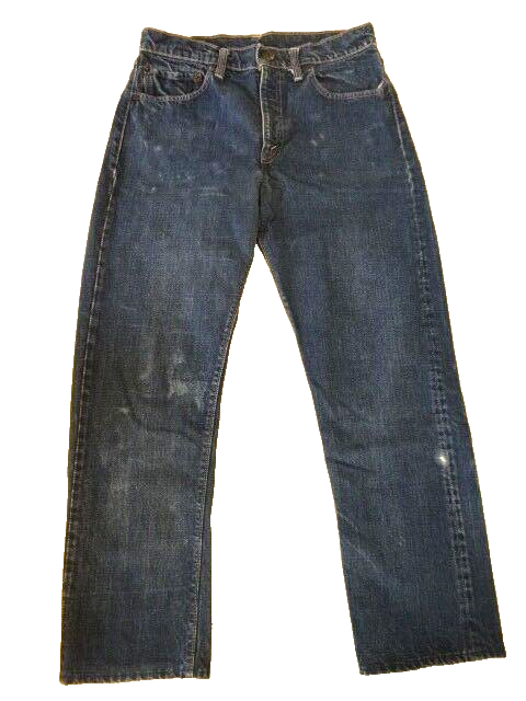 Vintage 1960s LEVIS 505 0217 Big-E Single Stitch Indigo Blue Vintage 1960s LEVIS 505 0217 Big-E Single Stitch Indigo Blue