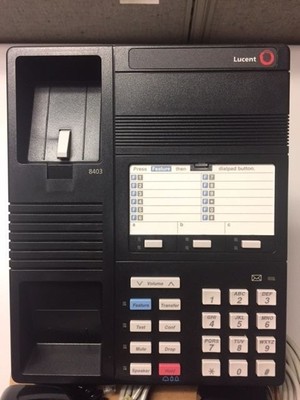 Avaya Lucent Definity 8403D02A Telephone Black Refurbished Warranty