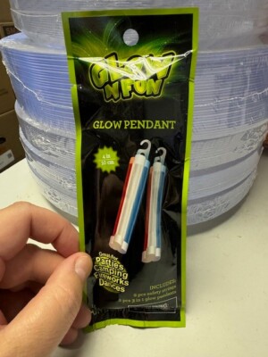 Regent Glow N 2ct. 3-In-1 Glow Pendants 4'' Party Favor New!!!