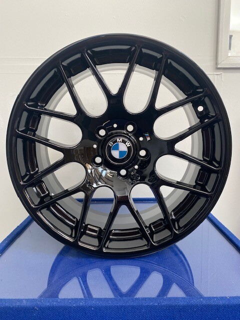 18" Staggered BMW CSL Style Alloy Wheels - Gloss Black Set Of 4 - Brand ...