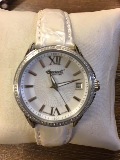 Pre-owned Ingersoll Rand Ingersoll 1892// Piegan In8006wh Calibre 521 Pearl Dial Watch -limited Edition