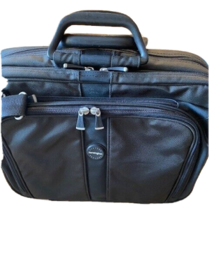 Kensington Contour Pro 17 Laptop Bag Carry On Bag Luggage Black Nylon  17x16x7 | eBay