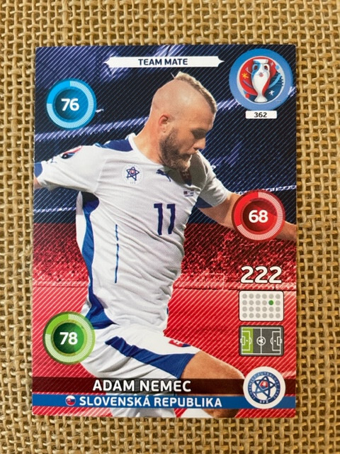 Adrenalyn Xl - Euro 2016 - Nemec - Slovaquie - NÂ°362