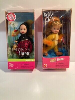 Barbie Kelly --Set of 2 dolls Liana as Lion and Ladybug. NRFB