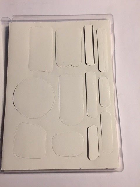 Stampin' Up! LOVELY INSIDE & OUT (12) Stamps Set - Cling/Foam-Words/Phrases++++