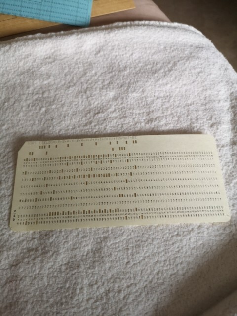 Edv-Lochkarten Historisch Vintage Gelocht WeiÃ . 50 StÃ¼Ck 