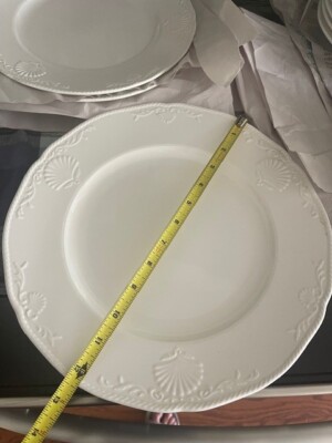 Mikasa Hampton Bays Seashell EUC  Serving Platter approximately  12.5''