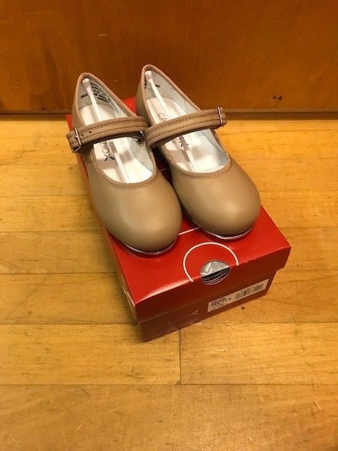 NIB Capezio Mary Jane Tap Shoe Caramel- Children Sizes
