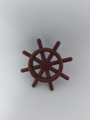 Lego Reddish Brown Boat Ship's Wheel SHIP WHEEL
