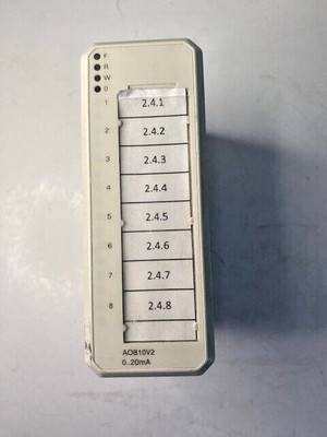 ABB AO810V2 ANALOG OUTPUT MODULE 3BSE038415R1 8 CHANNEL 800XA 0-20mA 4-20mA