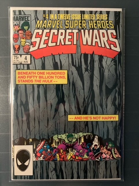 Secret Wars 1984 #4 NM 9.4! Classic Epic Hulk Cover! | eBay