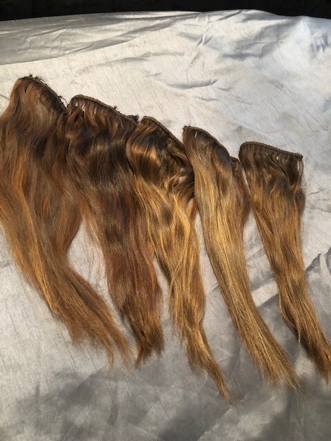 Hand Tied Russian Human Hair Weft 16 Quot Long Colour 4 27 4