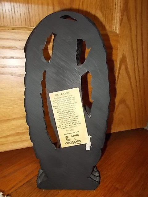 HTF Vintage COCO JOE'S LAVA MAILE LAKA Hula Dancer #265 STATUE HAWAII 10 1/4