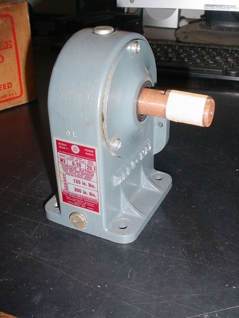 NEW ZERO-MAX W3 VARIABLE SPEED POWER BLOCK GEAR HEAD