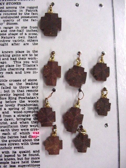 LOT OF 17 FAIRY OR LUCKY CROSSES HISTORIC STORY INCLUDED