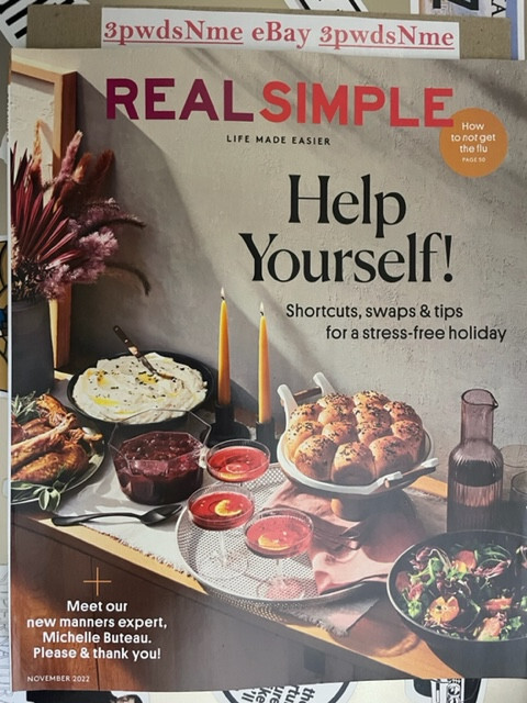 REAL SIMPLE - NOVEMBER 2022 - HELP YOURSELF! TIPS FOR