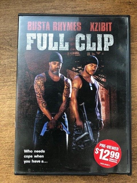 Full Clip (DVD, 2003) Lions gate Xzibit, Busta Rhymes Rare