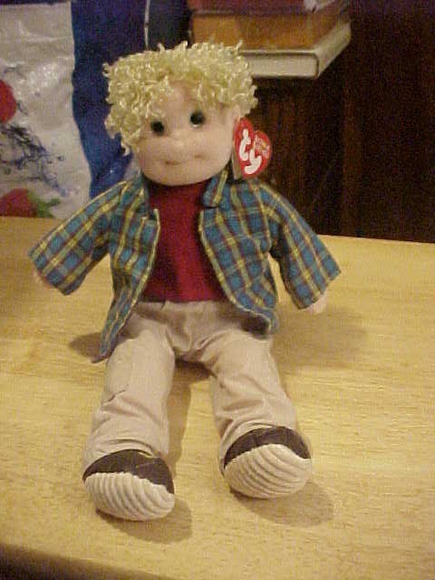 TY Beanie Boppers Collection RUGGED RUSTY 12” NWT Plush Toy Doll DOB11/3 Retired