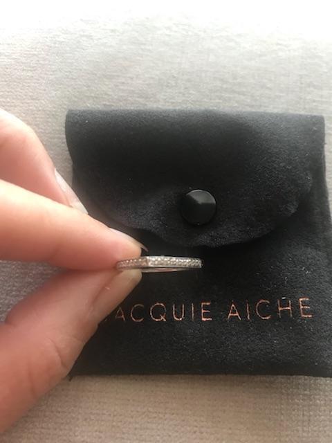 Jacquie Aiche 14k White Gold Diamond Peak Ring $1415